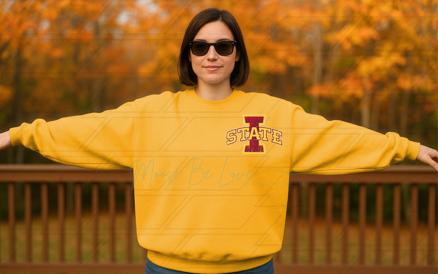 Iowa State With Front and Back