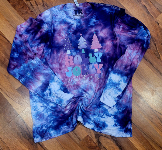 Holly Jolly Vibes Ice Dye Hydrangea