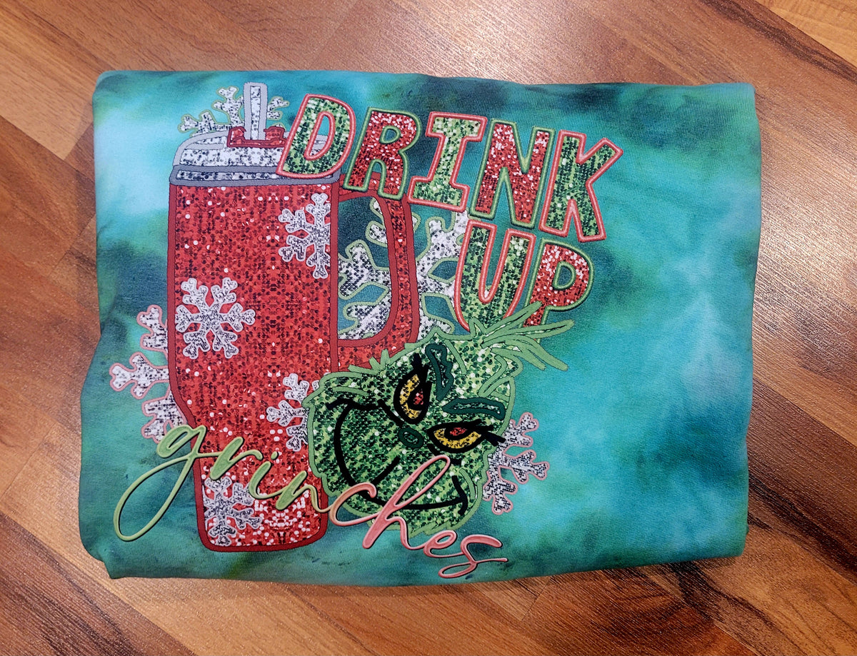 Drink Up Grinches Emerald Ice Dye