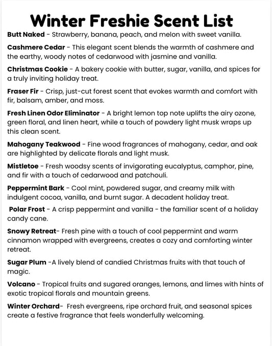 Naughty and Nice Dangle Freshie