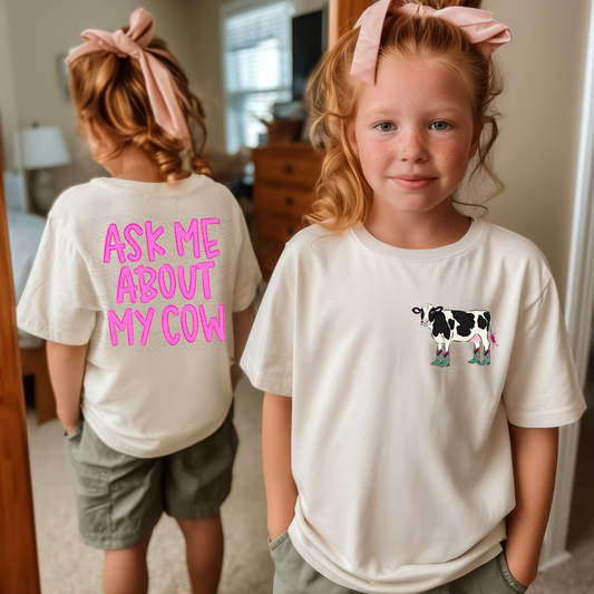 Ask Me About My Cow Toddler/Youth