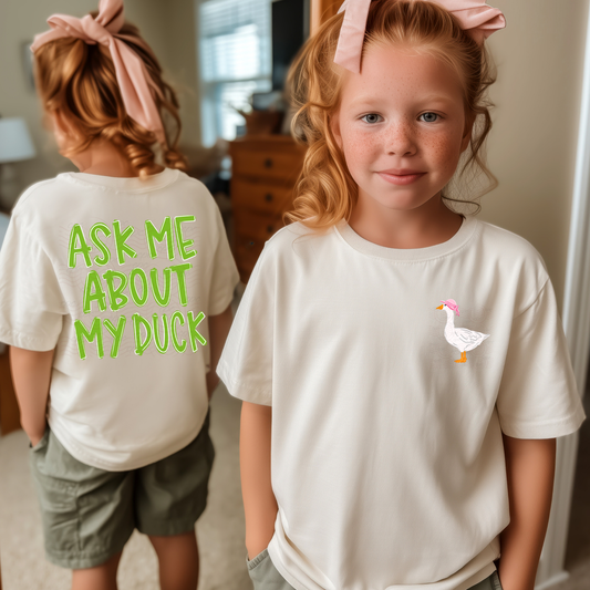 Ask Me About My Duck Toddler/Youth