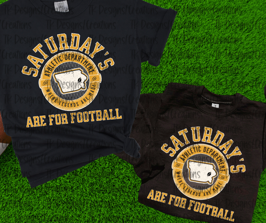 Saturday Are For Football Iowa