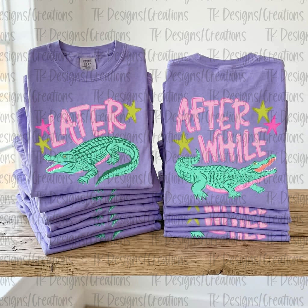 Later Alligator Front and Back
