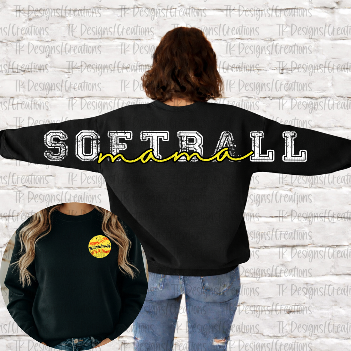 Softball Mama (Customizable)