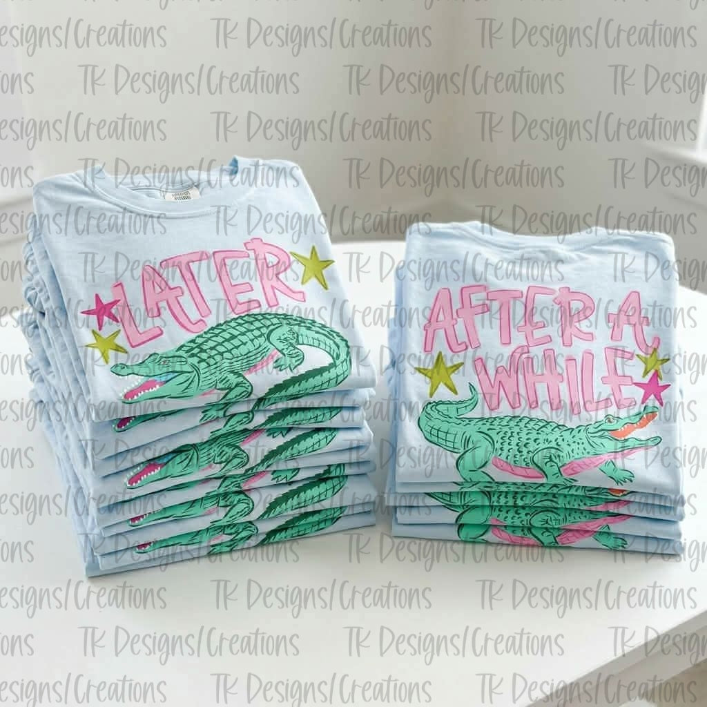 Later Alligator Front and Back